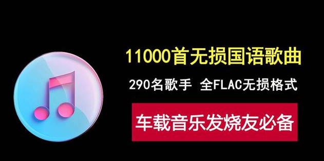 车载音乐发烧友必备，290名歌手，11000首FLAC无损国语歌曲，给你不一样的听感享受！